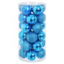 BigBuy Home Boules de Noël Plastique Ø 6 cm (30 Unités)