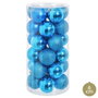 BigBuy Home Boules de Noël Plastique Ø 6 cm (30 Unités)