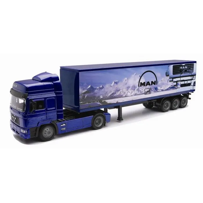 Newray Camion miniature de collection MAN F2000 avec conteneur 40' - 1/43 Newray Camion miniature de collection MAN F2000 avec conteneur 40' - 1/43