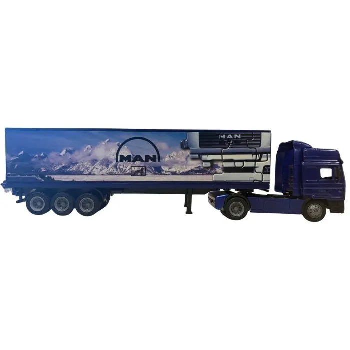 Newray Camion miniature de collection MAN F2000 avec conteneur 40' - 1/43 Newray Camion miniature de collection MAN F2000 avec conteneur 40' - 1/43