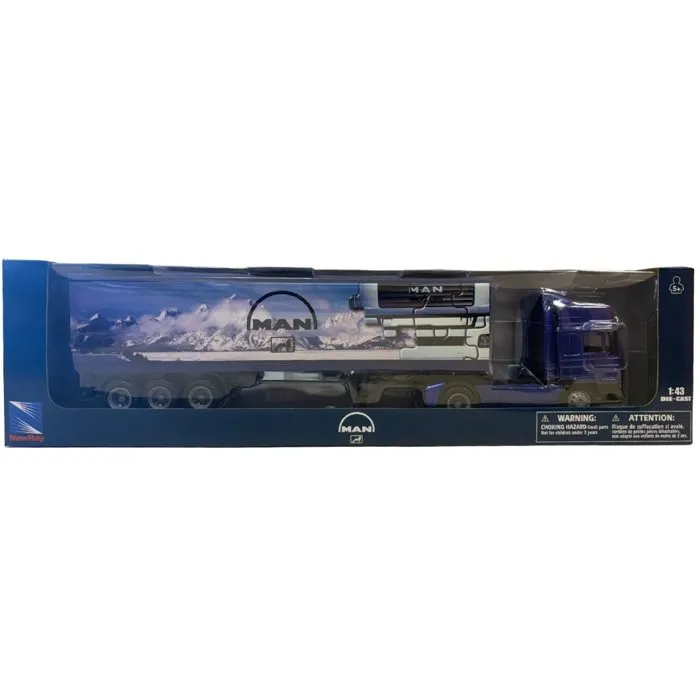 Newray Camion miniature de collection MAN F2000 avec conteneur 40' - 1/43 Newray Camion miniature de collection MAN F2000 avec conteneur 40' - 1/43