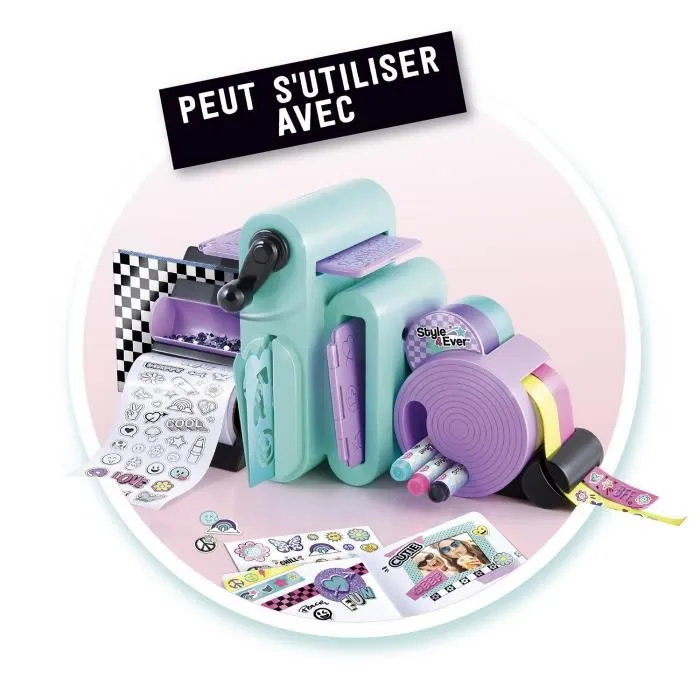 Canal Toys - Recharge de Studio de Scrapbooking Style For Ever - OFG 283 - Kit complet avec feuilles imprimées, stickers, couleurs et strass