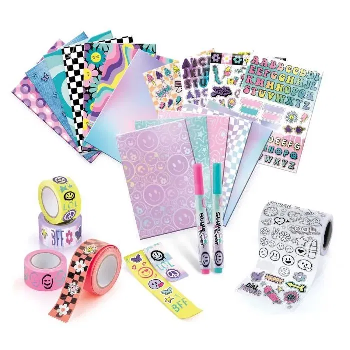 Canal Toys - Recharge de Studio de Scrapbooking Style For Ever - OFG 283 - Kit complet avec feuilles imprimées, stickers, couleurs et strass