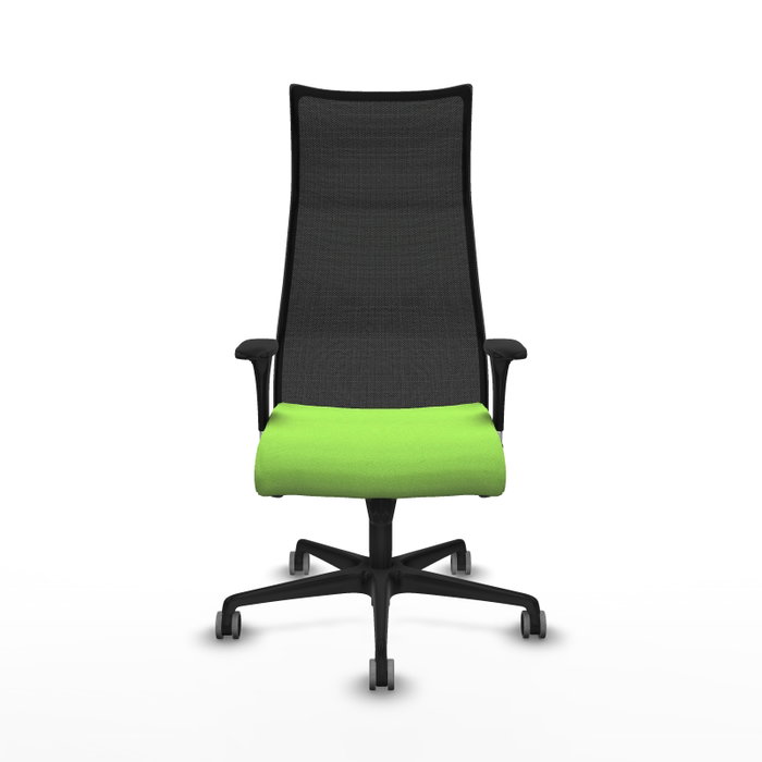 Piqueras y Crespo Chaise de Bureau Albacete Pistache et Noir