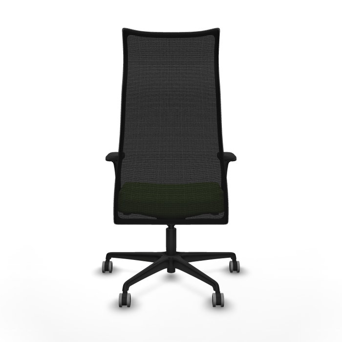 Piqueras y Crespo Chaise de Bureau Albacete Pistache et Noir
