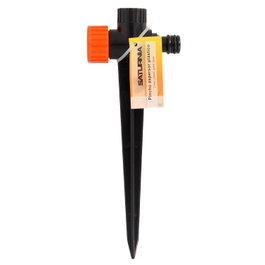 SATURNIA Piquet pour arroseur plastique avec raccord tuyau