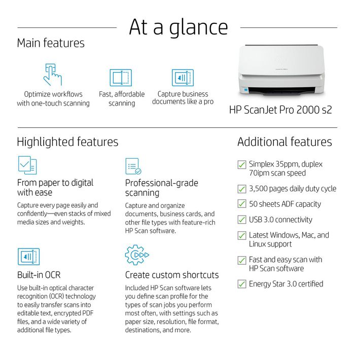 HP ScanJet Pro 2000 s2