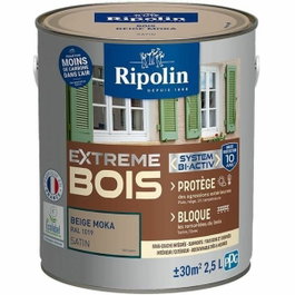 Ripolin Peinture Extrême Bois Beige Moka RAL 1019 Satin - 2,5 L