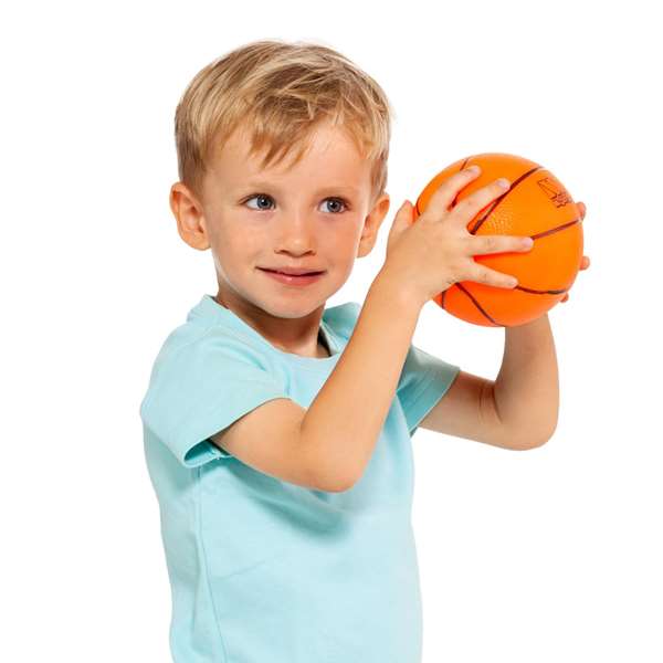Molto - Set de 3 ballons de sport pour football, basketball et rugby - Diamètre 18 cm - En plastique