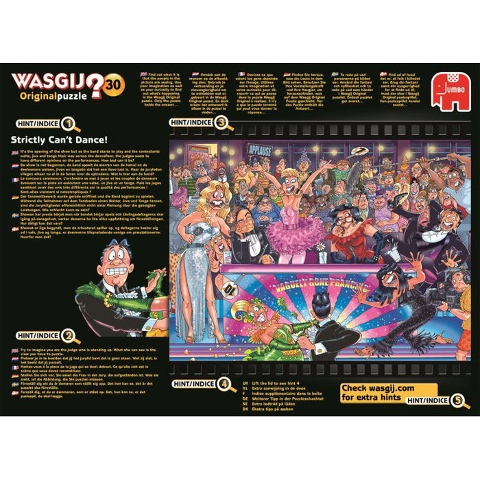 Jumbo Puzzle Wasgij Original 30, 1000 Pièces, Scène de Walzer, Tango et Jive, Référence 19160