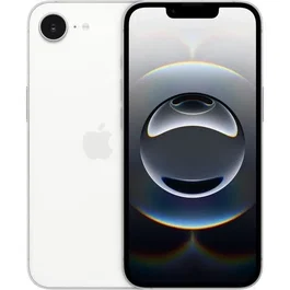 Apple iPhone 16e 128 Go Blanc - Smartphone avec écran Retina, processeur A18, double caméra arrière et Face ID