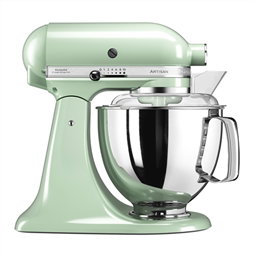 Kitchenaid 5KSM175 Robot de cuisine Artisan 4,8 L avec bol inox, moteur direct et accessoires - Pistolet