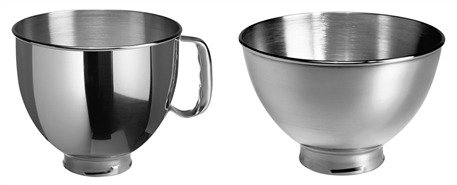 Kitchenaid 5KSM175 Robot de cuisine Artisan 4,8 L avec bol inox, moteur direct et accessoires - Pistolet