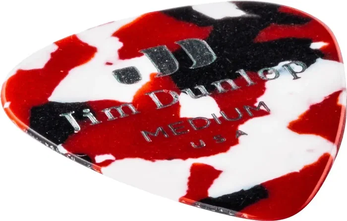 DUNLOP Pack de 12 médiators Genuine Celluloid Confetti - Medium