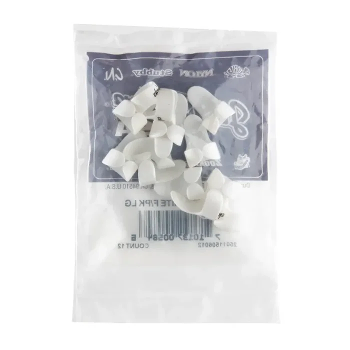 Dunlop Médiators de doigt White Large (pack de 12) Dunlop Médiators de doigt White Large (pack de 12)