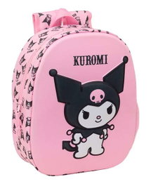Safta Mochila Kuromi 3D - Sac à dos pour enfants 27x33x10 cm