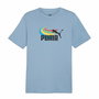 T-shirt à manches courtes homme Puma GRAPHICS Summer Bleu