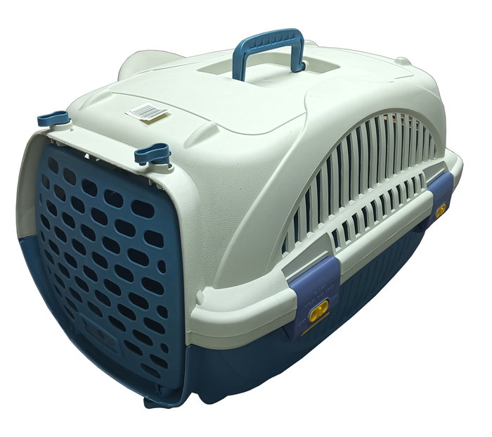 Mallette de transport pour animaux de compagnie bleu/blanc 34x52x33cm ZTB-406 Mallette de transport pour animaux de compagnie bleu/blanc 34x52x33cm ZTB-406