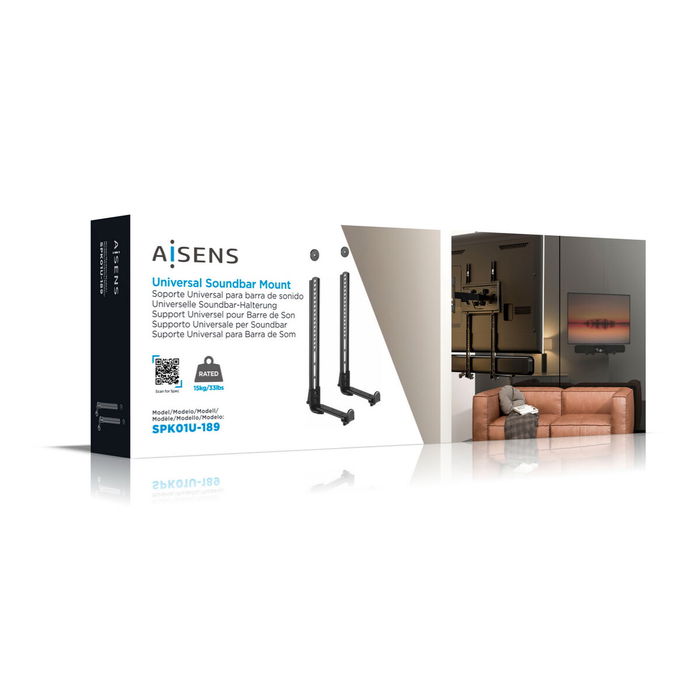 Support Haut-parleurs Aisens SPK01U-189 15 kg Support Haut-parleurs Aisens SPK01U-189 15 kg