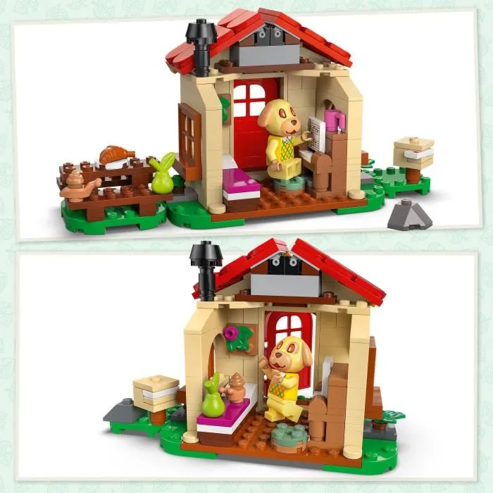 LEGO 77058 Jouet de Construction Animal Crossing - La Maison Douillette de Mirza, 149 Pièces avec Minifigurine, Dès 6 Ans
