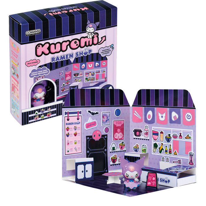 Comansi Hello Kitty and Friends Maison des autocollants Kuromi Ramen Shop