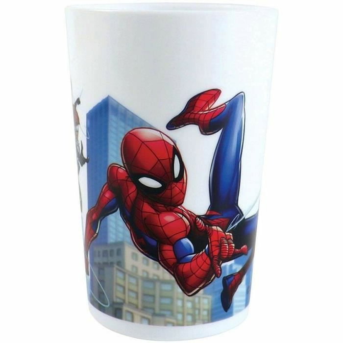 Fun House Lot de Vaisselle Spiderman 6 Pièces en Verre et Plastique Fun House Lot de Vaisselle Spiderman 6 Pièces en Verre et Plastique