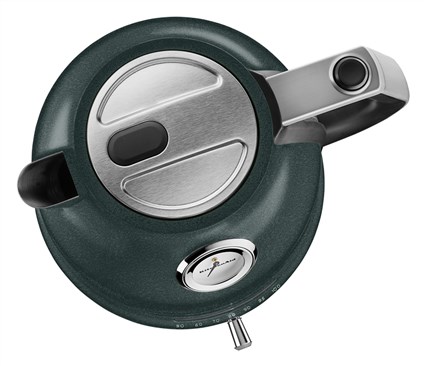 Kitchenaid 5KEK1522 Bouilloire électrique 1,5 L vert design Palmeira avec contrôle de température et paroi double
