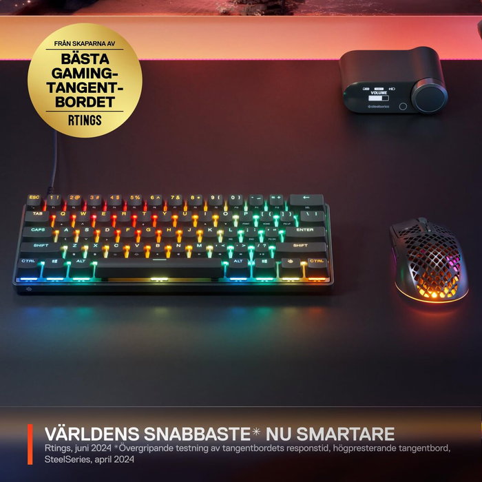 Clavier SteelSeries 64913 Noir Qwerty US