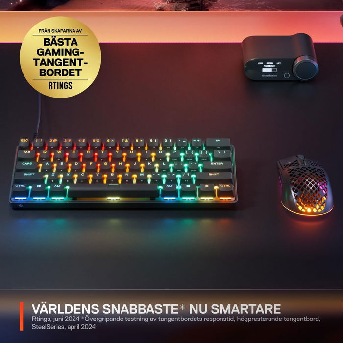Clavier SteelSeries 64913 Noir Qwerty US