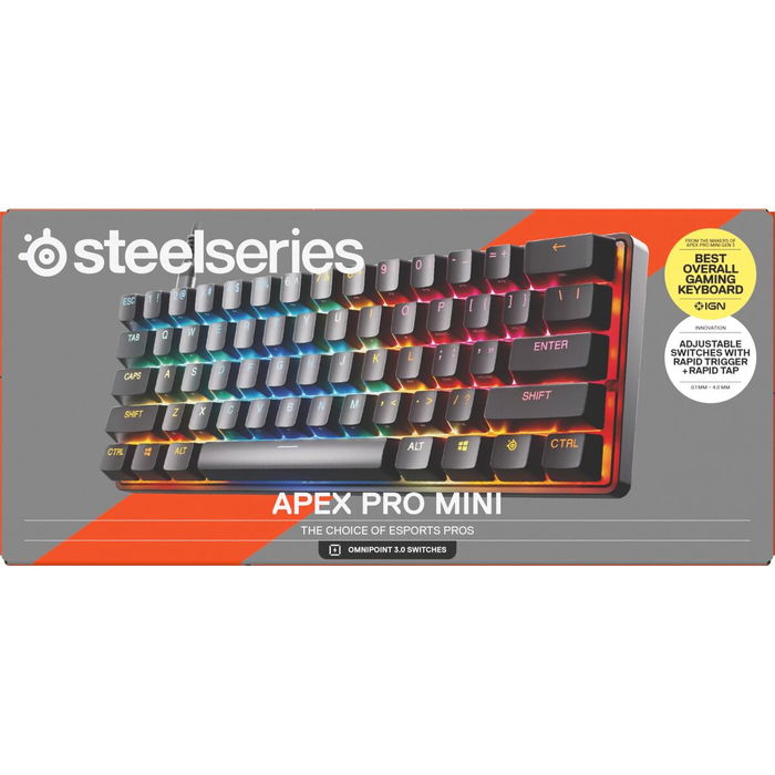 Clavier SteelSeries 64913 Noir Qwerty US