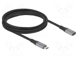 DELOCK Câble USB C bidirectionnel 2m 40Gbps 240W