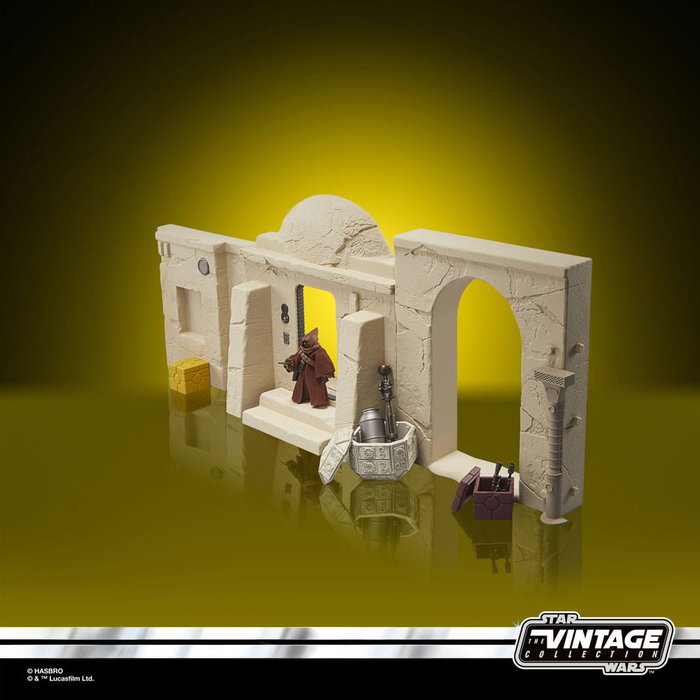 Star Wars Episode IV Vintage Collection playset Streets of Mos Eisley avec figurine Jawa Star Wars Episode IV Vintage Collection playset Streets of Mos Eisley avec figurine Jawa