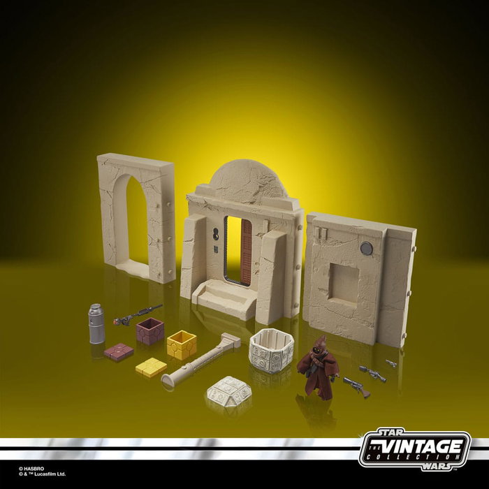 Star Wars Episode IV Vintage Collection playset Streets of Mos Eisley avec figurine Jawa Star Wars Episode IV Vintage Collection playset Streets of Mos Eisley avec figurine Jawa