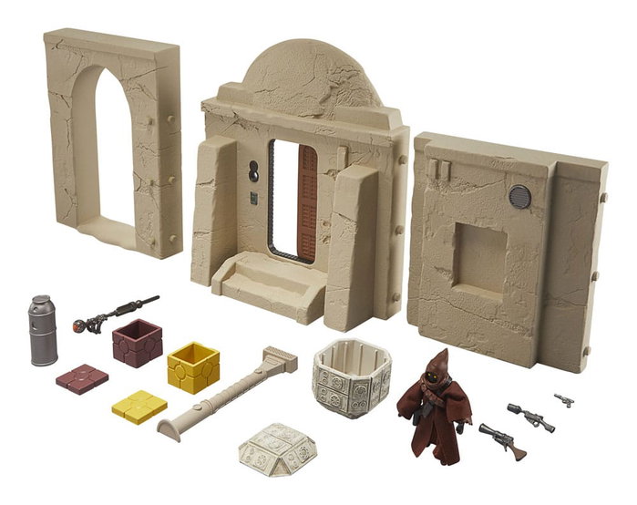 Star Wars Episode IV Vintage Collection playset Streets of Mos Eisley avec figurine Jawa Star Wars Episode IV Vintage Collection playset Streets of Mos Eisley avec figurine Jawa