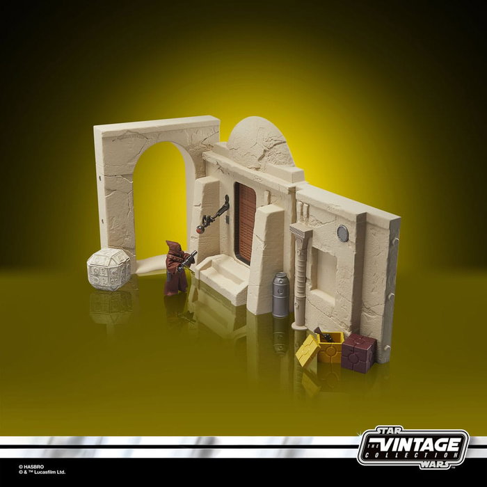 Star Wars Episode IV Vintage Collection playset Streets of Mos Eisley avec figurine Jawa Star Wars Episode IV Vintage Collection playset Streets of Mos Eisley avec figurine Jawa