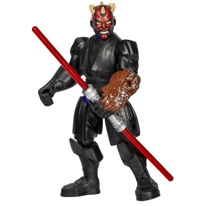 Hasbro MixMashers Star Wars Dark Maul, figurine personnalisable 12 cm à mélanger et combiner avec accessoires, jouet enfant dès 4 ans