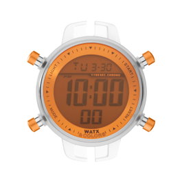 Watxandco RWA1001 Montre Digitale Transparente 43mm