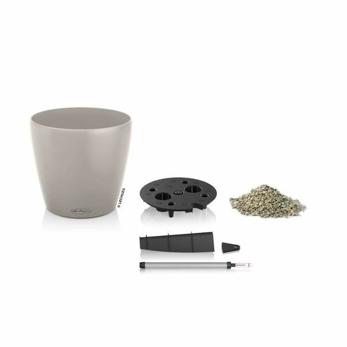 Lechuza Pot de fleurs Classico Brun sable - Ø 28 x 26 cm - 9 L