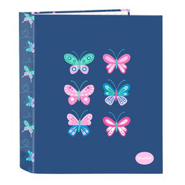 Reliure à anneaux BlackFit8 Mariposas Multicouleur A4 27 x 33 x 6 cm