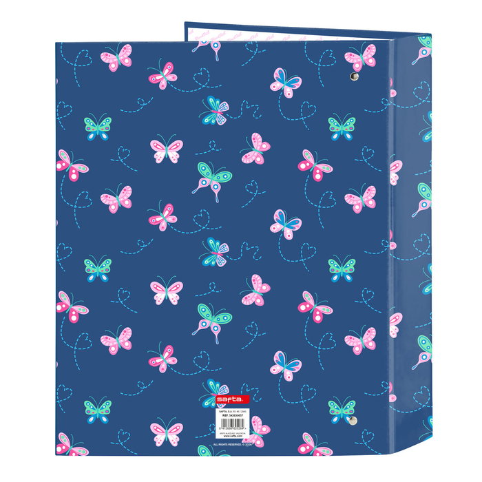 Reliure à anneaux BlackFit8 Mariposas Multicouleur A4 27 x 33 x 6 cm