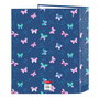Reliure à anneaux BlackFit8 Mariposas Multicouleur A4 27 x 33 x 6 cm