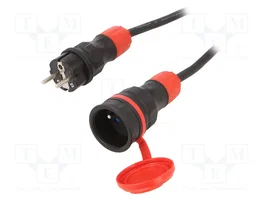KEL Rallonge réseau H05RR-F 3G2,5mm² 5m