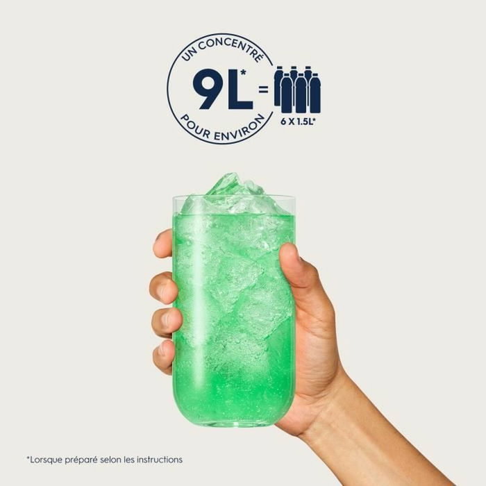 Sodastream Lot de 6 concentrés Menthe sans sucres Sodastream Lot de 6 concentrés Menthe sans sucres