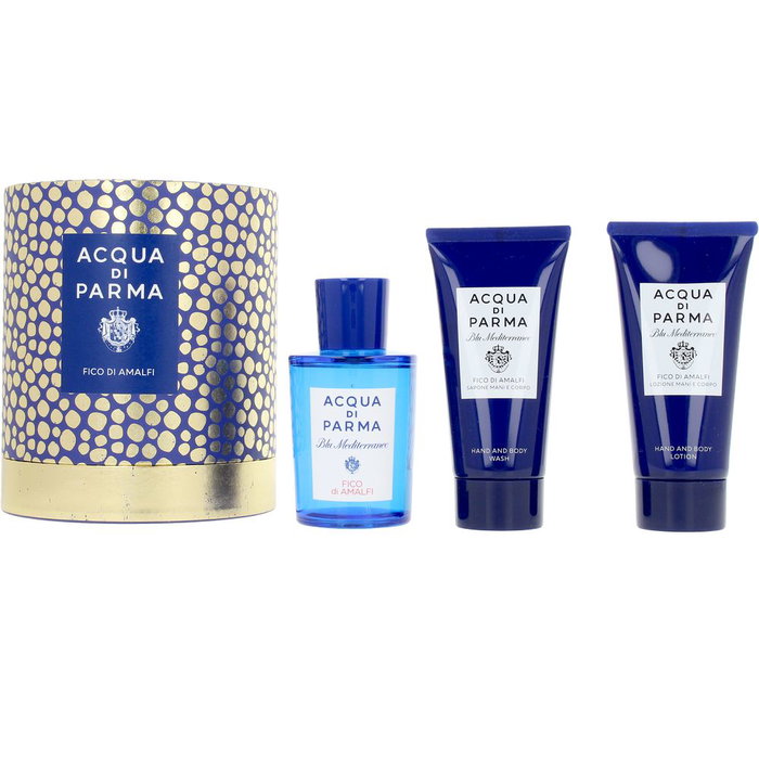 Acqua Di Parma Fico di Amalfi Eau de Toilette 100ml, Gel Douche 75ml, Lait Corps 75ml - Set 3 Pièces