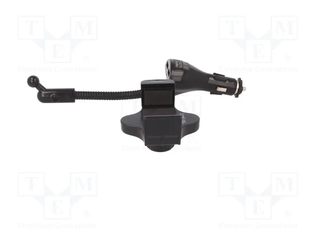LOGILINK Attache automobile noir avec 2 ports USB A