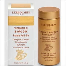 L´ERBOLARIO VITAMINA C ORO nettoyant en poudre 35g
