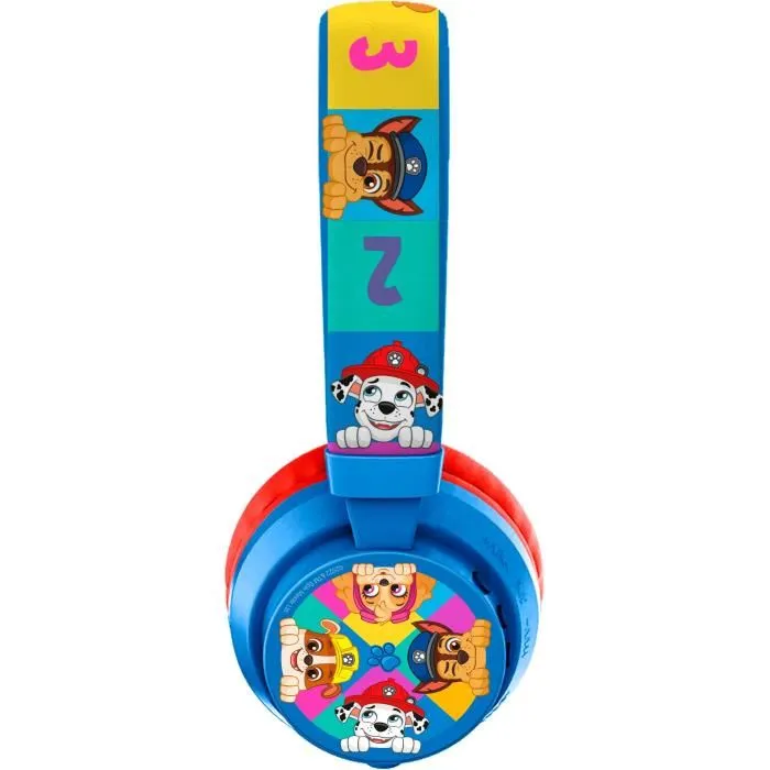 Kids Licensing Casque Audio Enfants PW19914 Bluetooth - Autonomie 10h - Rechargeable par USB - Rembourré - À partir de 3 ans