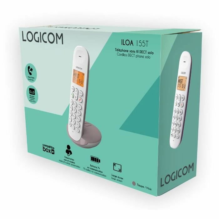 Logicom DECT ILOA 155T SOLO Taupe