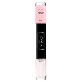 L'Oreal Paris Infallible Vernis à ongles 2-en-1 042 Lollpink Illimité (Pack de 2 x 5 ml)