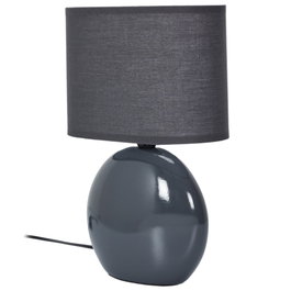 Home Deco Factory Lampe de Table Ovale Grise